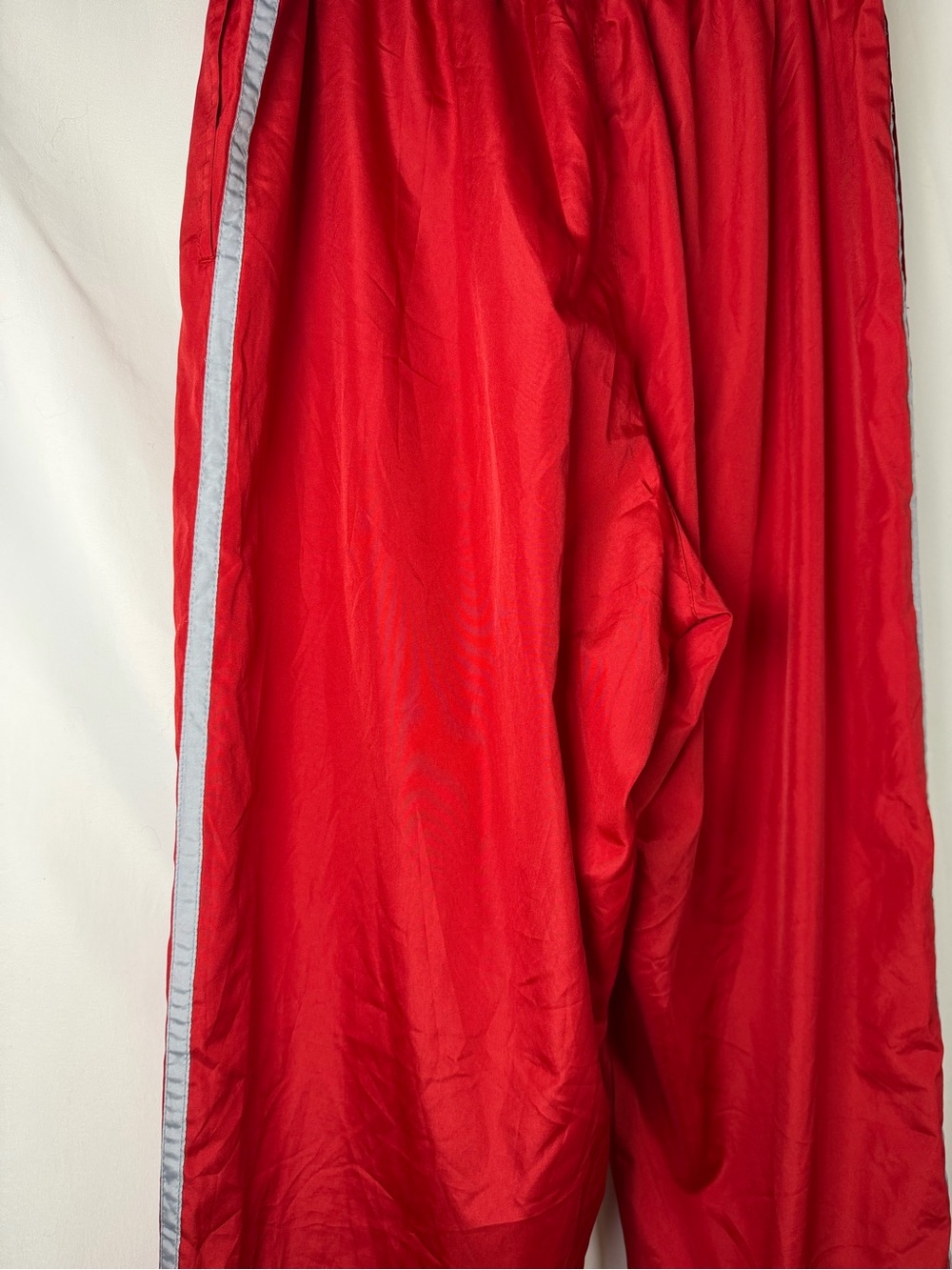Vintage Ohio State Buckeyes Red Oak Track Wind Pants Womens M Red Y2K - Picture 5 of 7